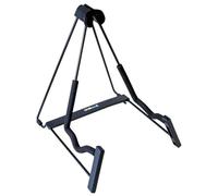 QUIK LOK GHS/001 - Soporte para guitarra eléctrica y acústica, soporte para trompa francesa, ajustable en 5 posiciones, ancho 27-16 cm, peso 0,9 kg, capacidad 5 kg, acero, color negro