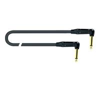 QUIK LOK JUST 2JR-03 - Cable para instrumentos musicales (0,3 m, 2 conectores jack mono 6,3 mm, ángulo de 90°)