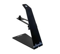 QUIK LOK - MIC/001 Base de micrófono de escritorio para micrófonos dinámicos e inalámbricos, diseño elegante y funcional, acabado negro mate, adaptador de 3/8" a 5/8" incluido