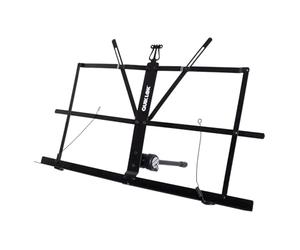 QUIK LOK - MUS/001 Atril de Mesa Plegable con Estuche, Superficie 41x23 cm, Ligero y Portátil, Ideal para Estudiantes y Profesores