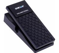 QUIK LOK - Pedal de Volumen VP/26-11 con 1 Entrada y 1 Salida Jack 6,3 mm, Potenciómetro Personalizado, Base de Metal, 20 x 8,5 x 6 cm, Negro