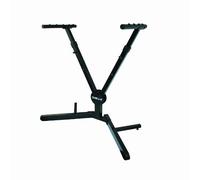 Quiklok - Soporte para teclado (forma en Y, 1 nivel, altura regulable, plegable), color negro