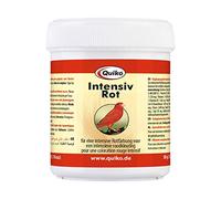 Quiko Intensivo Rojo 50g - Alimento complementario para aves con factor rojo - para coloración roja intensiva y la intensificación del color del plumaje de las aves con factor rojo