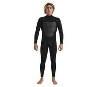 Quiksilver 4/3mm Marathon Sessions - Traje de Surf con Cremallera en el Pecho - Hombre - M - Negro.