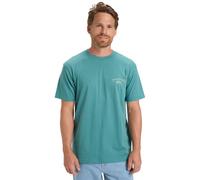 Quiksilver Anchor Lockup SS - Camiseta de Manga Corta, Color Verde