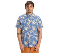 Quiksilver APERO Classic SS Camiseta, Coronet Blue BACKYARDS, S Men's