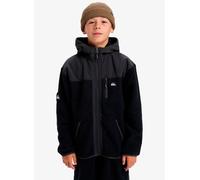 Quiksilver Forro Polar Back to S School para niño, Color Negro, Talla 8