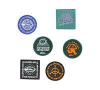 Quiksilver Back To School Patches - Accesorios - Unisex - Blanco.