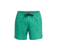 QUIKSILVER Bañador de hombre elástico estampado Volley 16 verde | S
