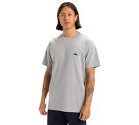 Quiksilver, Basicscreenssym Camiseta de Manga Corta, Hombres, S, Light Grey Heather