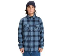 Quiksilver Bering Strait Check - Camisa a Cuadros de Manga Larga - Hombre - Azul.