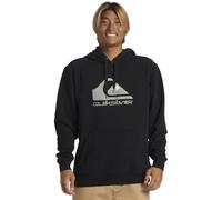Quiksilver Big Logo Hoodie Suéter pulóver, Black, Estándar para Hombre