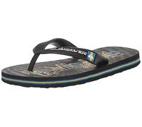 Quiksilver Boy's Unisex-Child Molokai Art Youth Sandal Flip-Flop, Black 5, 11 Little Kid