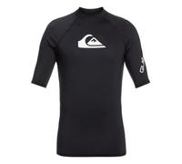Quiksilver Camisa de surf para niños All Time de manga corta para niños, Negro 221, X-Large