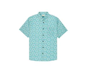 QUIKSILVER Camisa funcional 'Apero Classic' azul claro / blanco L azul claro / blanco