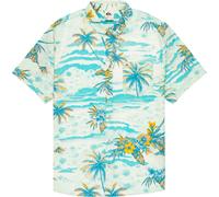 Quiksilver - Camisas - Apero Classic SS Shirt Aqua Sundown - Talla M - Azul Azul M