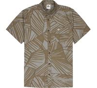 Quiksilver - Camisas - Forkhill SS Shirt Grape Leaf Nat Geo - Talla M - Caqui Caqui M
