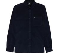 Quiksilver - Camisas - Smoke Trail Cord Shirt Dark Navy - Talla M - Azul marino Azul marino M
