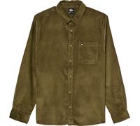 Quiksilver - Camisas - Smoke Trail Cord Shirt Grape Leaf - Talla S - Caqui Caqui S