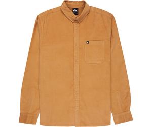 Quiksilver - Camisas - Smoke Trail Cord Shirt Khaki - Talla S - Marrón Marrón S