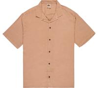 Quiksilver - Camisas - Sunrise SS Shirt Tobacco Brown - Talla M - Marrón Marrón M