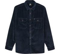 Quiksilver - Camisas - Venture Cord Shirt Dark Navy de Algodón - Talla S - Azul marino Azul marino S