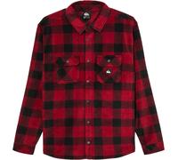 Quiksilver - Camisas - Venture Fleece Shirt Venture Polar Oxblood - Talla L - Burdeos Burdeos L