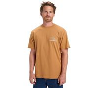 Quiksilver - Camiseta de Manga Corta con diseño de Olas y S, Color marrón