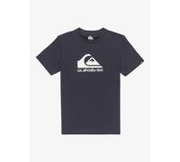 Quiksilver Camiseta Ev Comp Logo SS para niño, manga corta, azul marino - Paquete de 1