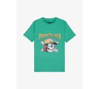 QUIKSILVER Camiseta de manga corta, estampado delante. Color Verde