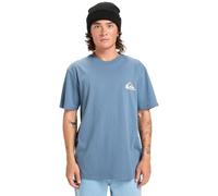 Quiksilver - Camiseta de Manga Corta EV Mini Logo SS Azul M