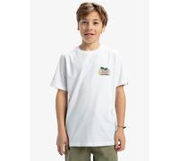 Quiksilver Camiseta de manga larga. Talla 138 cm (10 años). Color Blanco