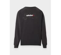QUIKSILVER Camiseta deportiva 'SURGE' antracita / naranja oscuro / blanco M antracita / naranja oscuro / blanco