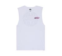 QUIKSILVER Camiseta funcional 'EV Quikglobe Muscle' azul claro / rosa claro / blanco natural L azul claro / rosa claro / blanco natural