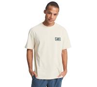 QUIKSILVER Camiseta funcional 'Serenity Splash' beige / turquesa / negro S beige / turquesa / negro