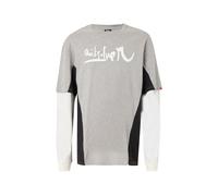 QUIKSILVER Camiseta funcional 'SYNC DOUBLE' gris / negro / blanco XL gris / negro / blanco