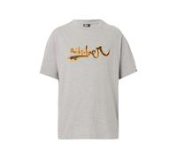 QUIKSILVER Camiseta funcional 'VORTEX' marrón / gris / verde / naranja M marrón / gris / verde / naranja