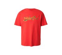 QUIKSILVER Camiseta funcional 'VORTEX' umbra / miel / caqui / rojo M umbra / miel / caqui / rojo