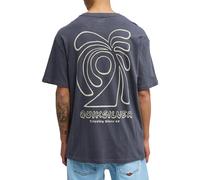 Quiksilver Camiseta T-Shirt Manga Corta Curve Palm - Iron Gate