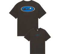 Quiksilver - Camisetas - Fractured Wave SS Tee Tarmac - Talla M - Negro Negro M