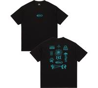 Quiksilver - Camisetas - Pto Welcome All SS Tee Black - Talla M - Negro Negro M