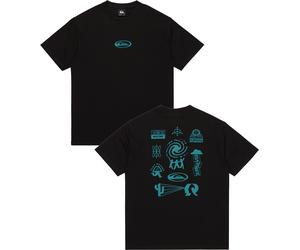 Quiksilver - Camisetas - Pto Welcome All SS Tee Black - Talla M - Negro Negro M