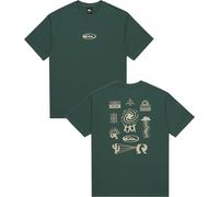 Quiksilver - Camisetas - Pto Welcome All SS Tee Trekking Green - Talla S - Verde Verde S