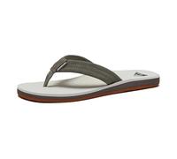 Quiksilver Carver Suede Sandal-M, Sandalia Hombre, Gris, Blanco y Gris, 43.5 EU