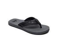 Quiksilver Chanclas Carver Squish para hombre, Negro Gris Negro, 43 EU