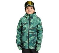 Quiksilver - Chaqueta de Nieve Mission Printed Jacket Verde 14