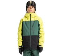 Quiksilver - Chaqueta de Nieve Side Hit Block Jacket (12), Color Negro