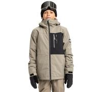 Quiksilver - Chaquetas de esquí niños - Side Hit Solid Youth Jacket Fallen Rock - Talla Infantil 10 años - Beige Beige 10 años