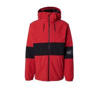 QUIKSILVER Chaqueta funcional 'HIGH IN TH HOOD' gris / rojo / negro / blanco L gris / rojo / negro / blanco