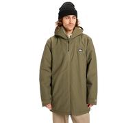 Quiksilver Chaqueta Impermeable con Capucha Overcast 3K para Hombre, Color marrón, Talla XL